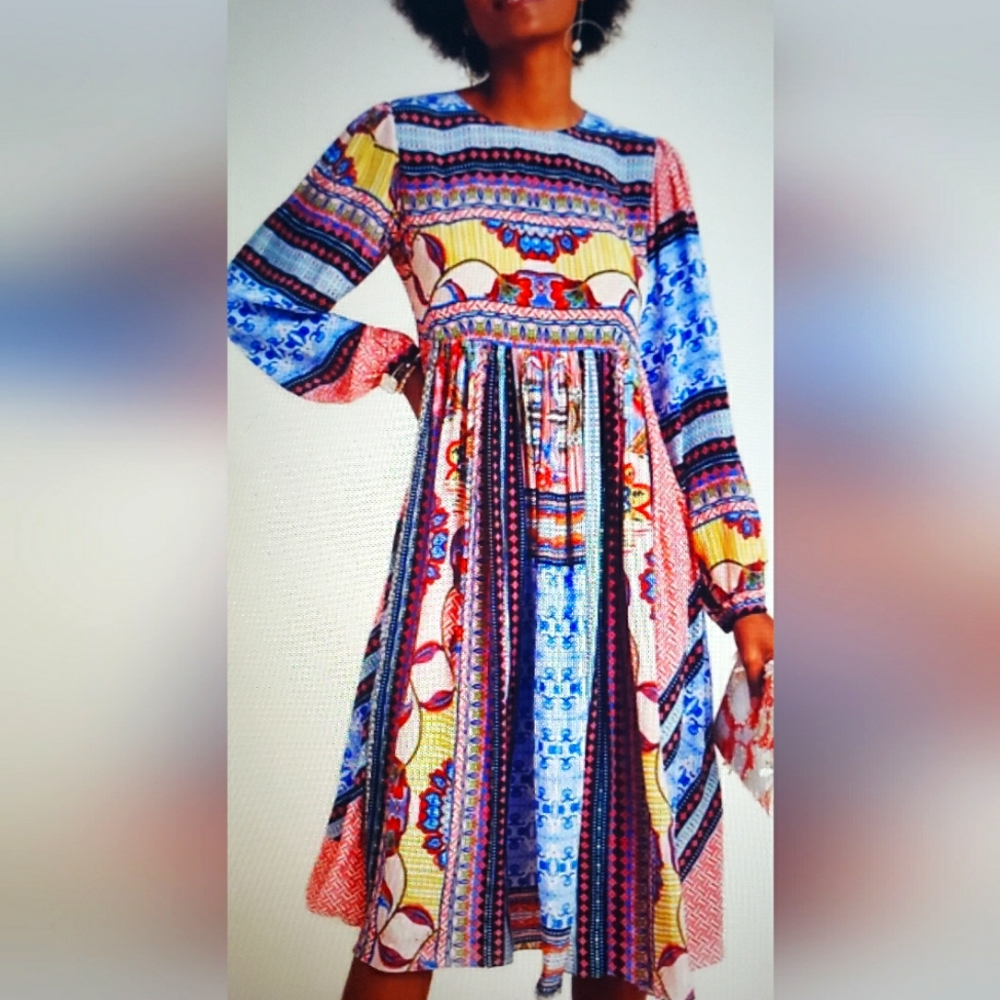 Anthropology Bhanuni by Jyoti Marcella Midi Dress Sz. 2P